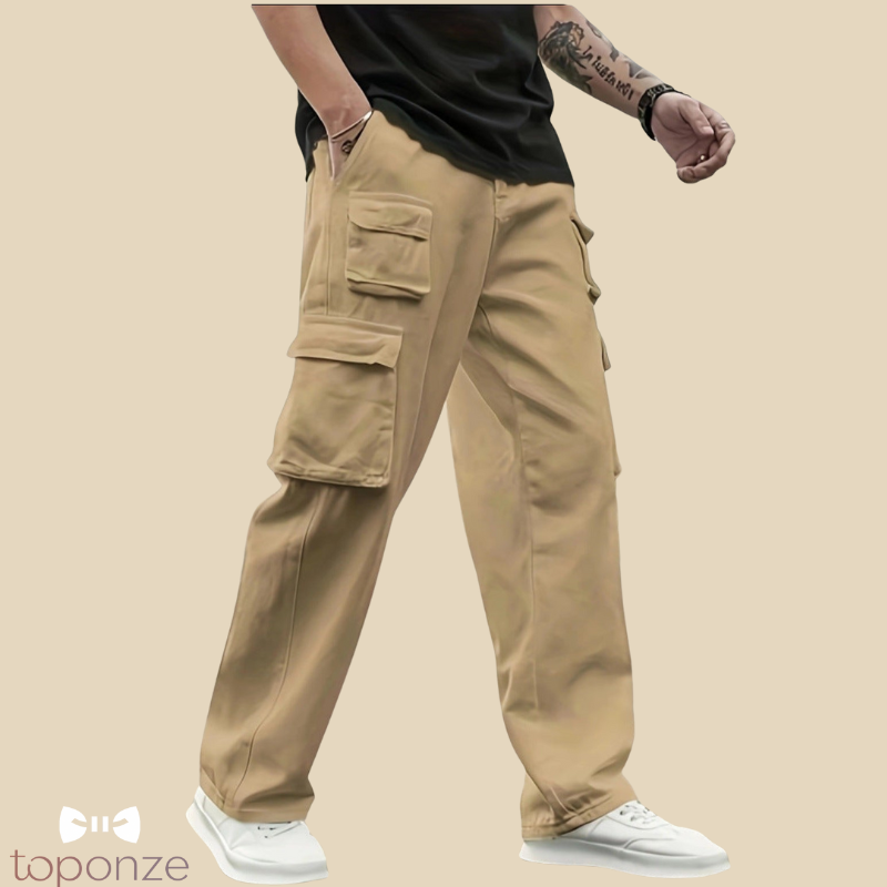 Pantalones cargo de estilo urbano para hombre: comodidad y funcionalidad