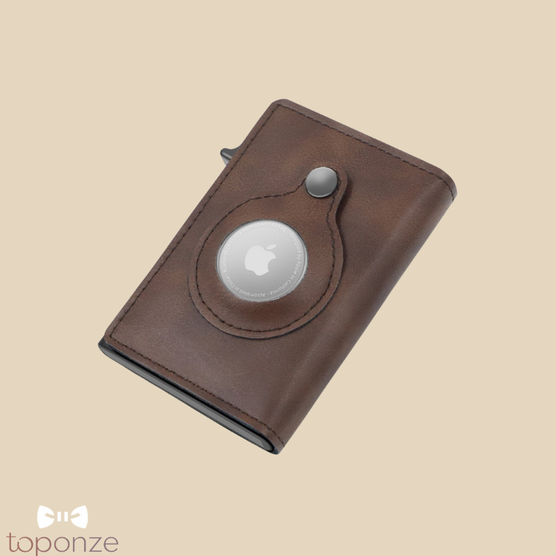 Carteira Masculina Premium com Localizador AirTag — Estilo Moderno e Segurança