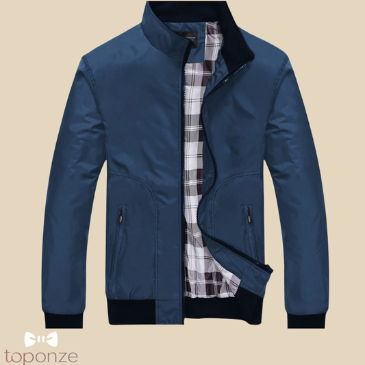 Casaco Masculino Casual com Forro Xadrez – Elegância e Conforto em Qualquer Estação