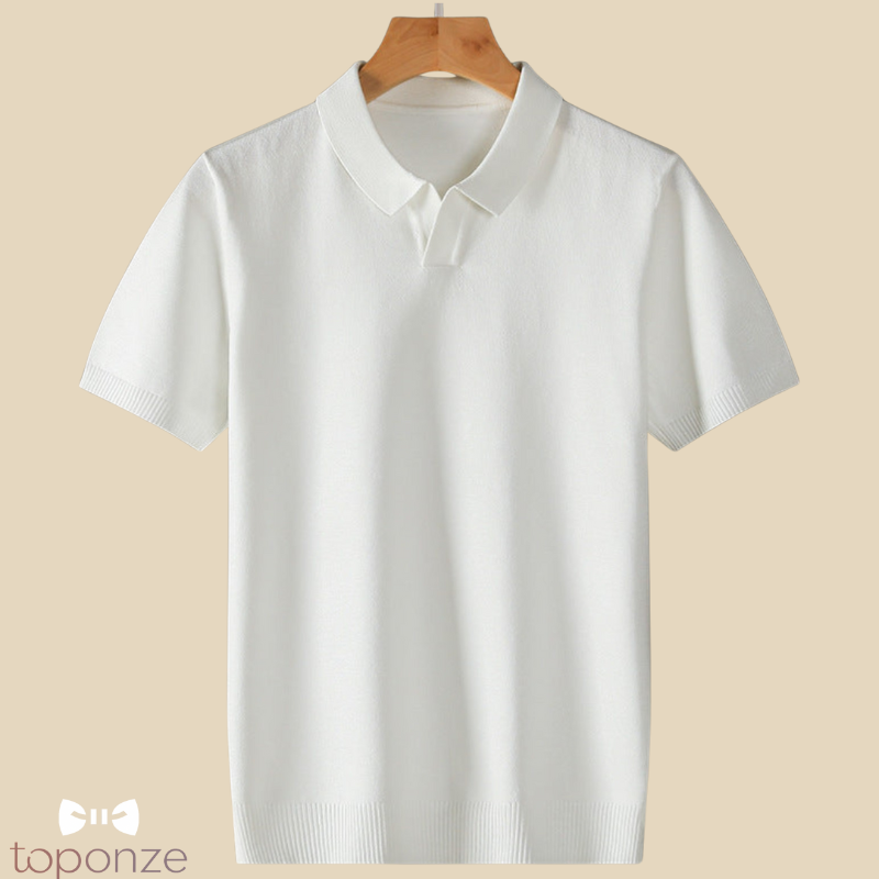 Polo Masculino Minimalista Premium — Elegância e Conforto
