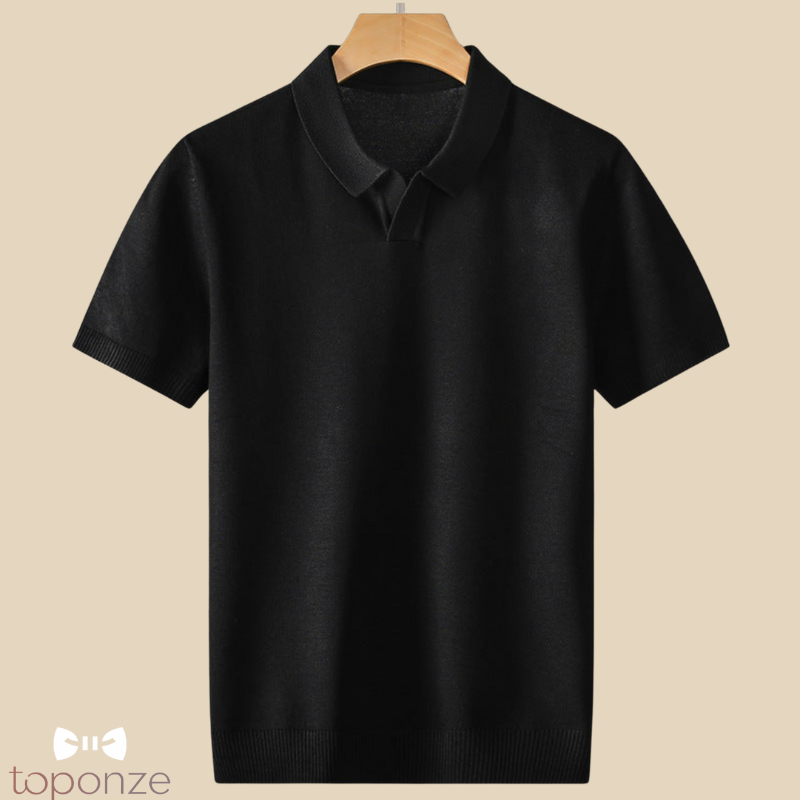 Polo Masculino Minimalista Premium — Elegância e Conforto