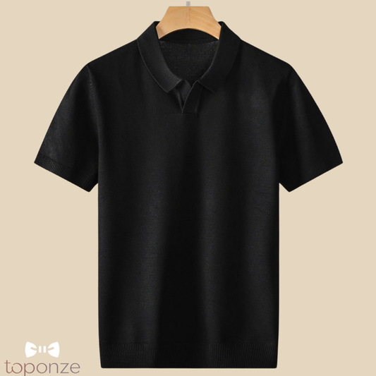 Polo Masculino Minimalista Premium — Elegância e Conforto