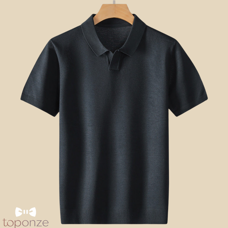 Polo Masculino Minimalista Premium — Elegância e Conforto