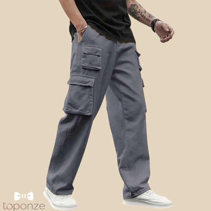 Pantalones cargo de estilo urbano para hombre: comodidad y funcionalidad