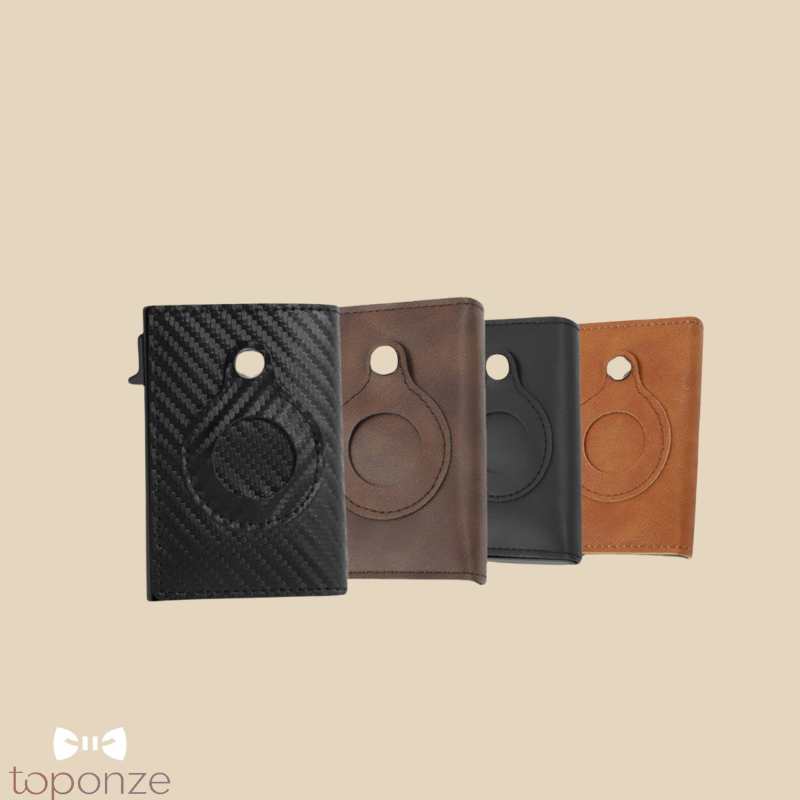 Carteira Masculina Premium com Localizador AirTag — Estilo Moderno e Segurança