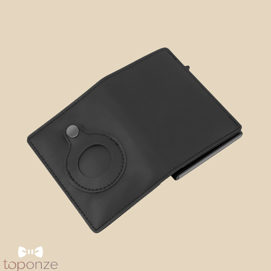 Carteira Masculina Premium com Localizador AirTag — Estilo Moderno e Segurança