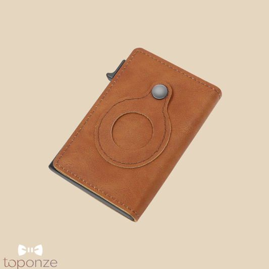 Carteira Masculina Premium com Localizador AirTag — Estilo Moderno e Segurança