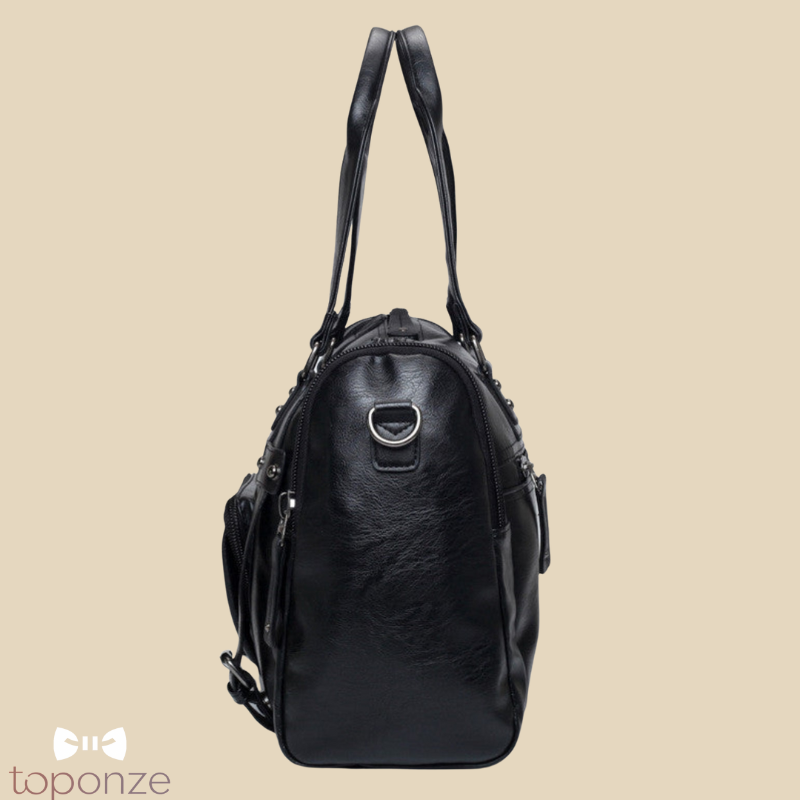 Mala de Viagem Masculina Premium em Couro Sintético — Estilo e Funcionalidade