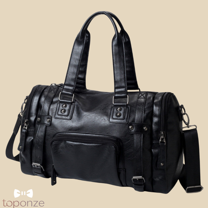 Mala de Viagem Masculina Premium em Couro Sintético — Estilo e Funcionalidade