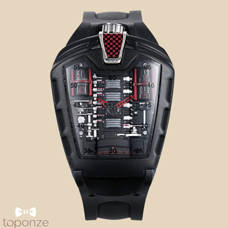 Relógio Desportivo Futurista — Edição Racing Performance 🏎️