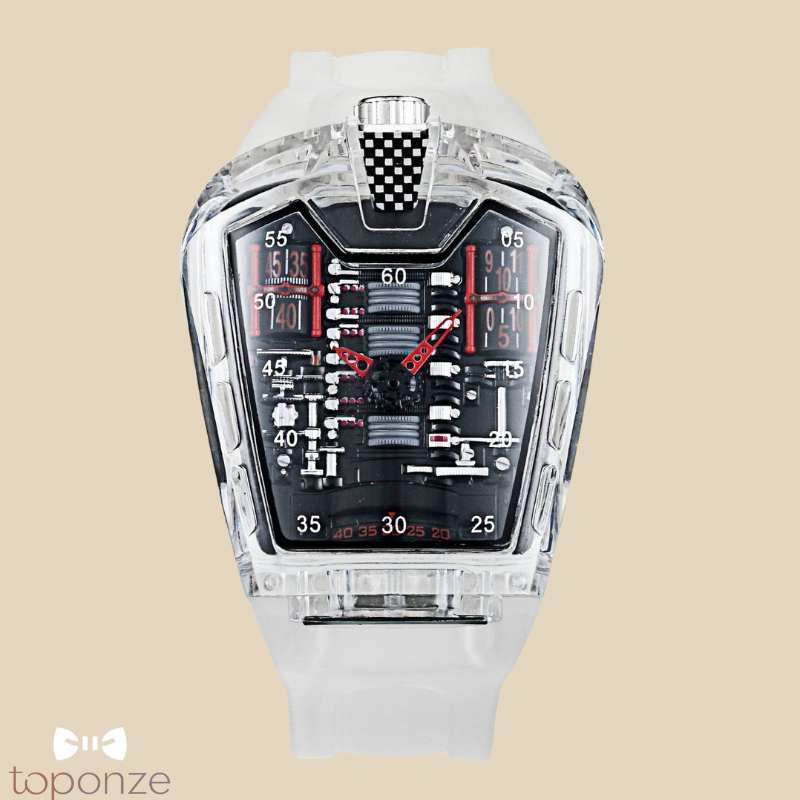 Relógio Desportivo Futurista — Edição Racing Performance 🏎️