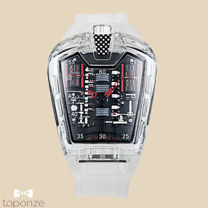 Relógio Desportivo Futurista — Edição Racing Performance 🏎️