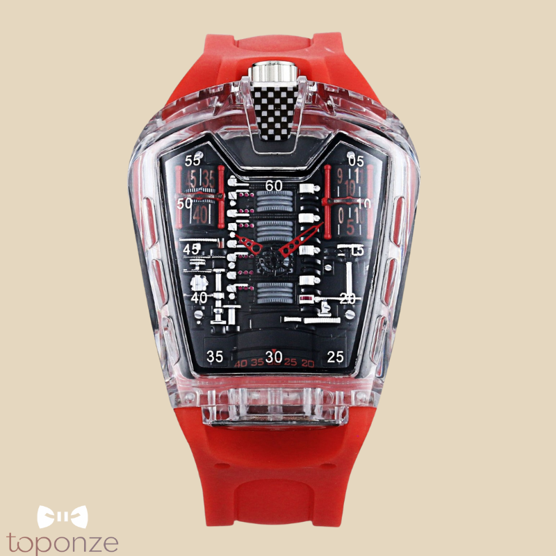 Relógio Desportivo Futurista — Edição Racing Performance 🏎️