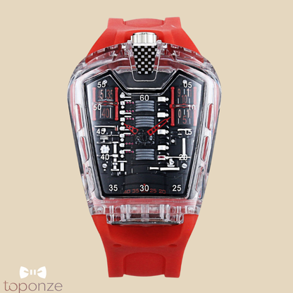 Relógio Desportivo Futurista — Edição Racing Performance 🏎️