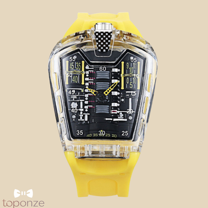 Relógio Desportivo Futurista — Edição Racing Performance 🏎️