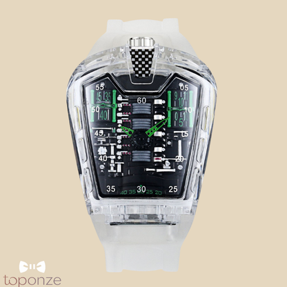 Relógio Desportivo Futurista — Edição Racing Performance 🏎️