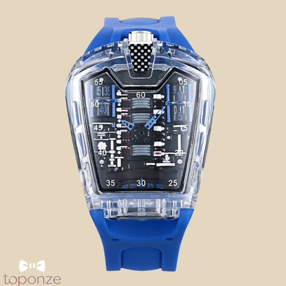 Relógio Desportivo Futurista — Edição Racing Performance 🏎️