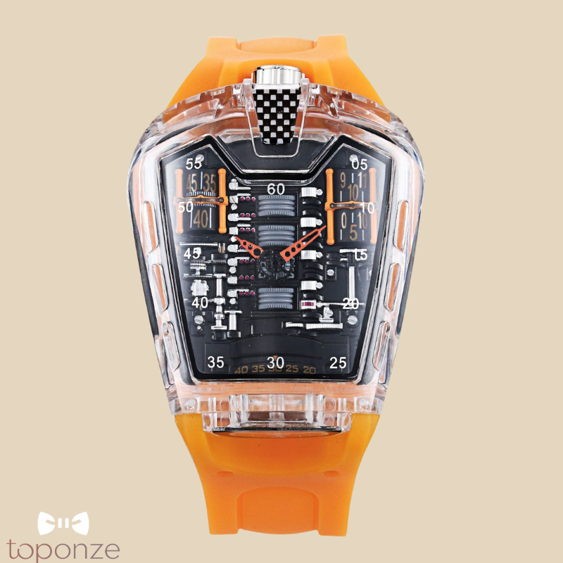 Relógio Desportivo Futurista — Edição Racing Performance 🏎️