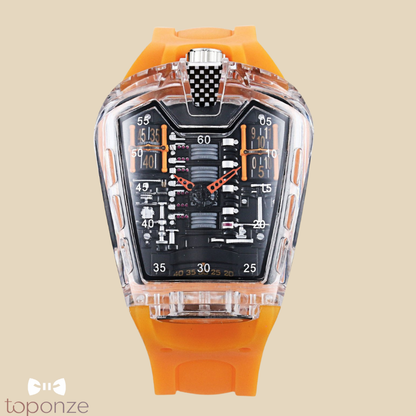 Relógio Desportivo Futurista — Edição Racing Performance 🏎️