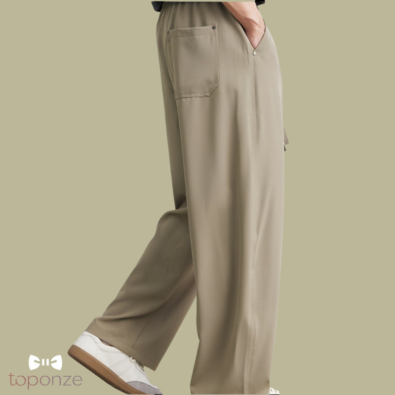 Pantalones minimalistas de corte relajado | Colección 2025/26