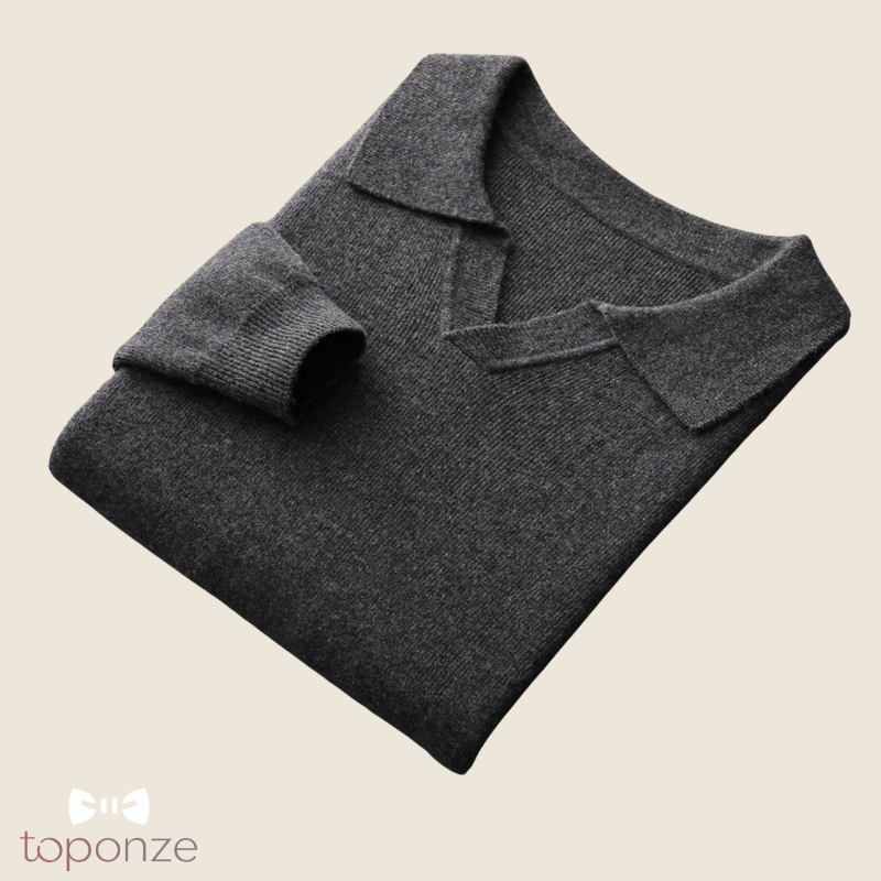 Suéter de punto para hombre con cuello alto: elegancia y comodidad otoño/invierno