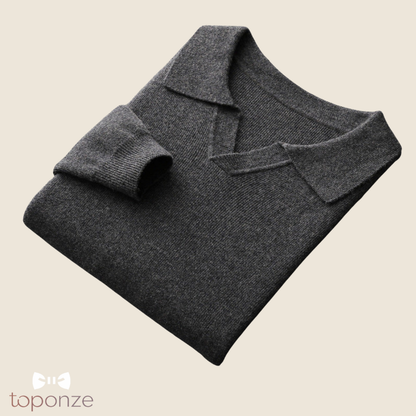 Suéter de punto para hombre con cuello alto: elegancia y comodidad otoño/invierno