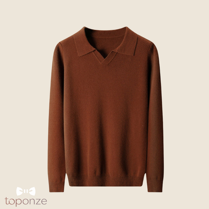 Suéter de punto para hombre con cuello alto: elegancia y comodidad otoño/invierno