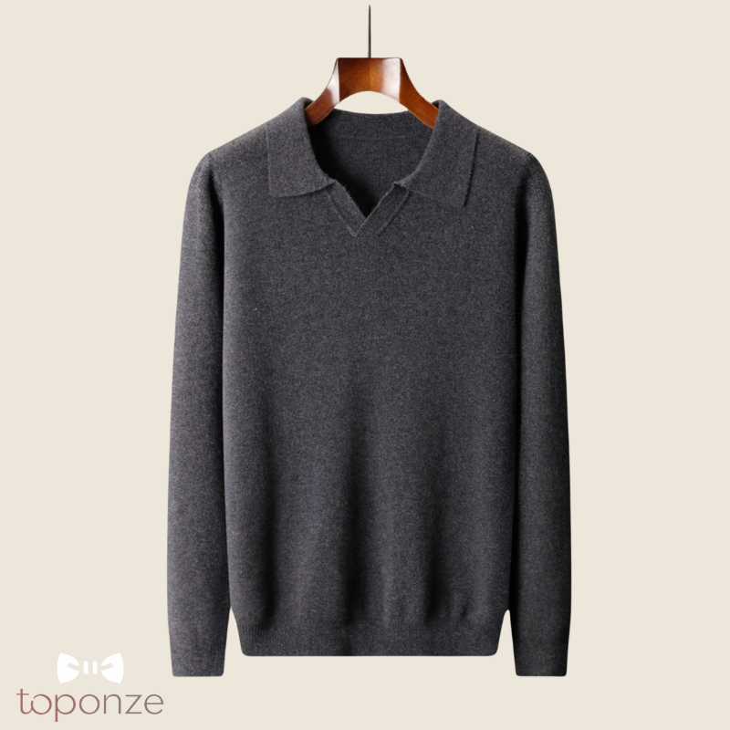 Suéter de punto para hombre con cuello alto: elegancia y comodidad otoño/invierno