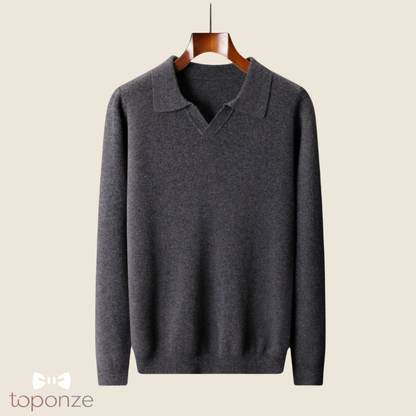 Suéter de punto para hombre con cuello alto: elegancia y comodidad otoño/invierno