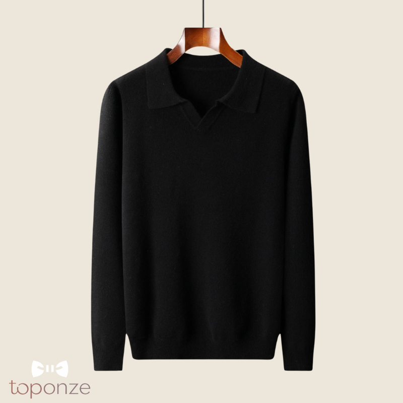 Suéter de punto para hombre con cuello alto: elegancia y comodidad otoño/invierno