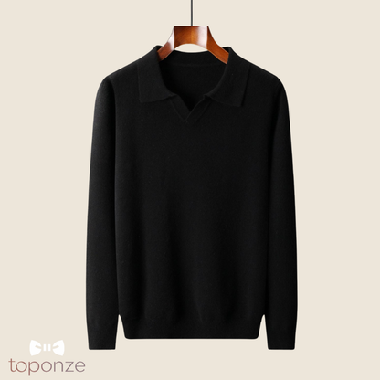 Suéter de punto para hombre con cuello alto: elegancia y comodidad otoño/invierno
