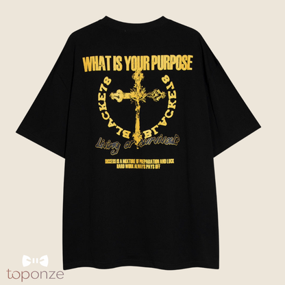 T-Shirt Oversized “Living or Survive” – Estilo Urbano Premium