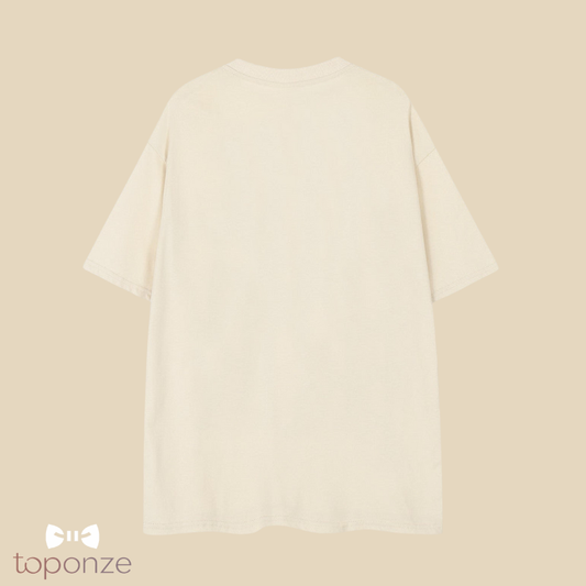 T-Shirt Oversized GXKN com Letras em Aplicação e Fivelas – Estilo Streetwear