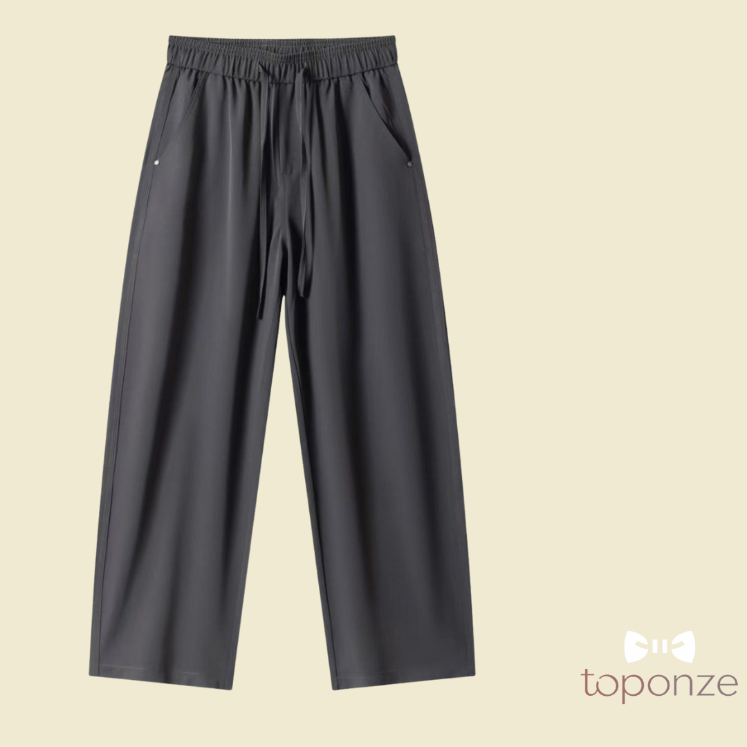 Pantalones minimalistas de corte relajado | Colección 2025/26