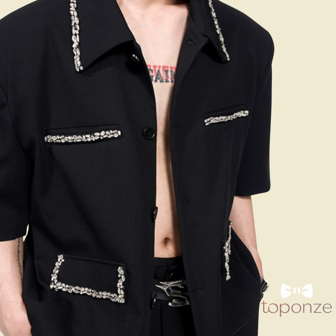 Black Deluxe Set – Pearl Shirt and Pants | 2025/26 Collection