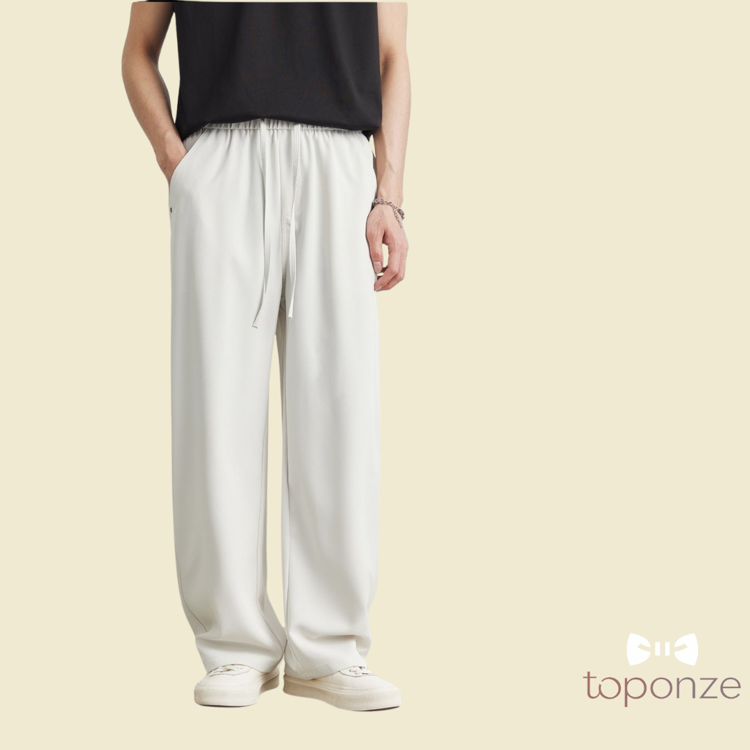 Pantalones minimalistas de corte relajado | Colección 2025/26