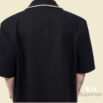 Black Deluxe Set – Pearl Shirt and Pants | 2025/26 Collection