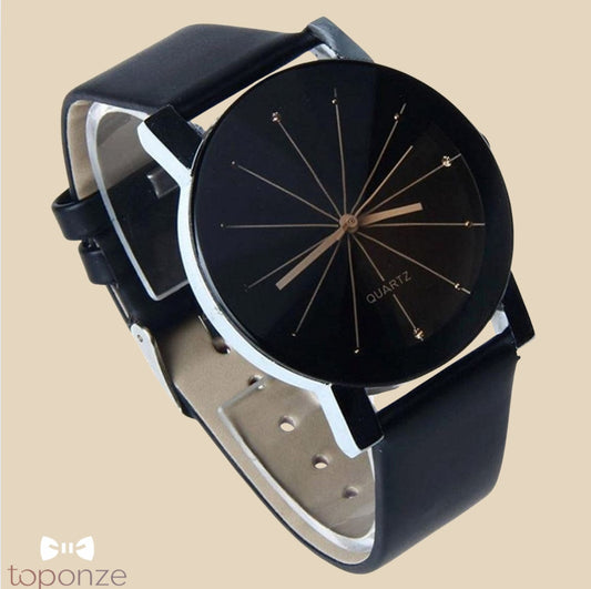 Relógio Unissexo Minimalista Quartzo – Estilo Moderno e Elegante