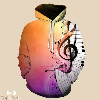 Sweatshirt Musical Unissexo – Arte, Estilo e Paixão pela Música 🎶