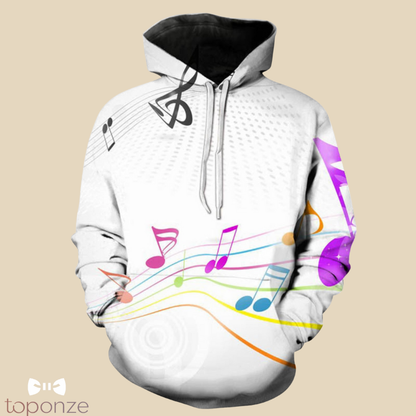 Sweatshirt Musical Unissexo – Arte, Estilo e Paixão pela Música 🎶