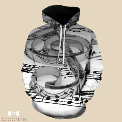 Sweatshirt Musical Unissexo – Arte, Estilo e Paixão pela Música 🎶