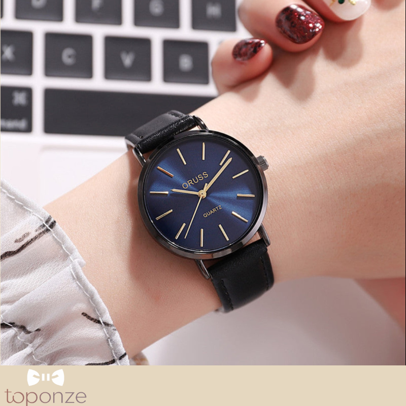 Relógio ORUSS 1853 — Luxo Clássico em Aço Preto