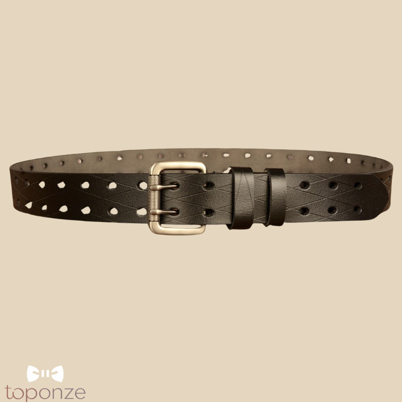 Cinto Masculino Vintage em Couro — Estilo Clássico e Resistência