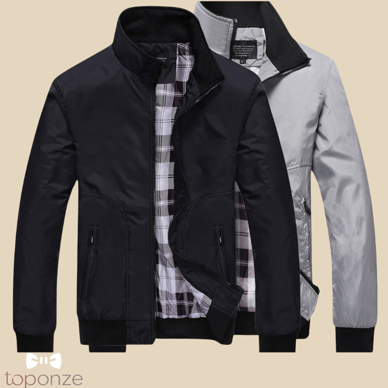 Casaco Masculino Casual com Forro Xadrez – Elegância e Conforto em Qualquer Estação