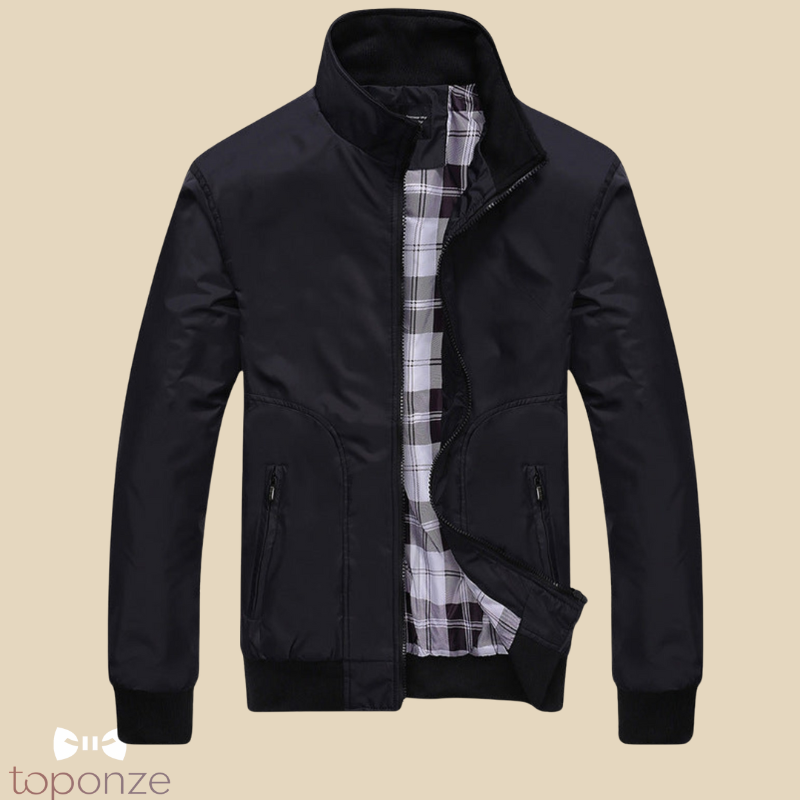Casaco Masculino Casual com Forro Xadrez – Elegância e Conforto em Qualquer Estação