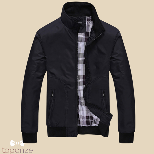 Casaco Masculino Casual com Forro Xadrez – Elegância e Conforto em Qualquer Estação