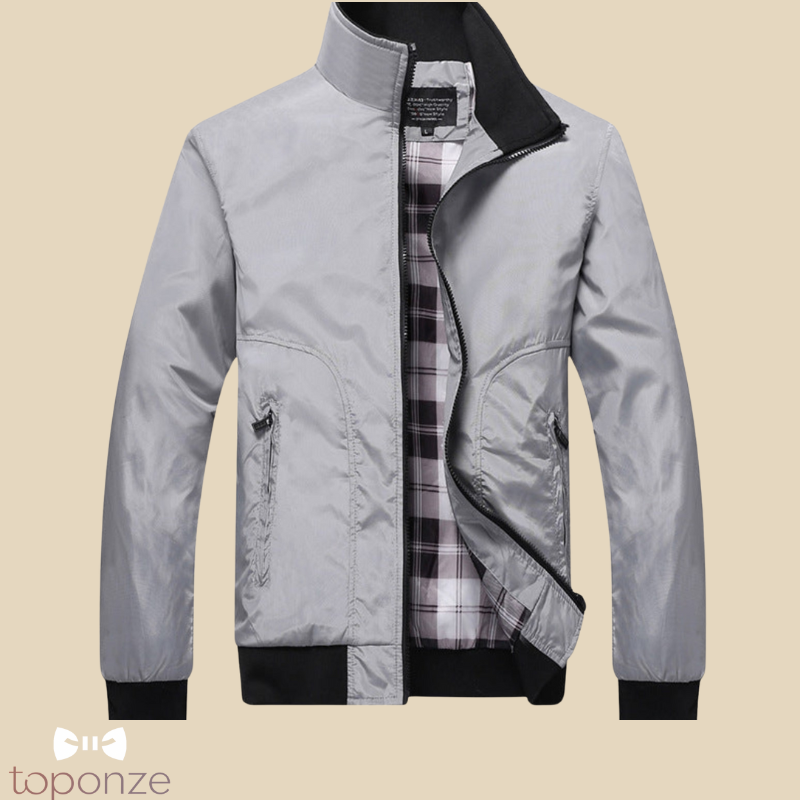 Casaco Masculino Casual com Forro Xadrez – Elegância e Conforto em Qualquer Estação