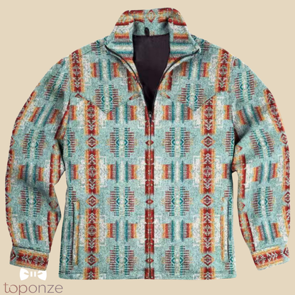 Casaco Masculino Estilo Western Étnico – Conforto e Personalidade Única